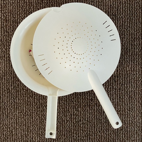 Tupperware Double Colander Strainer NEW - Picture 1 of 16